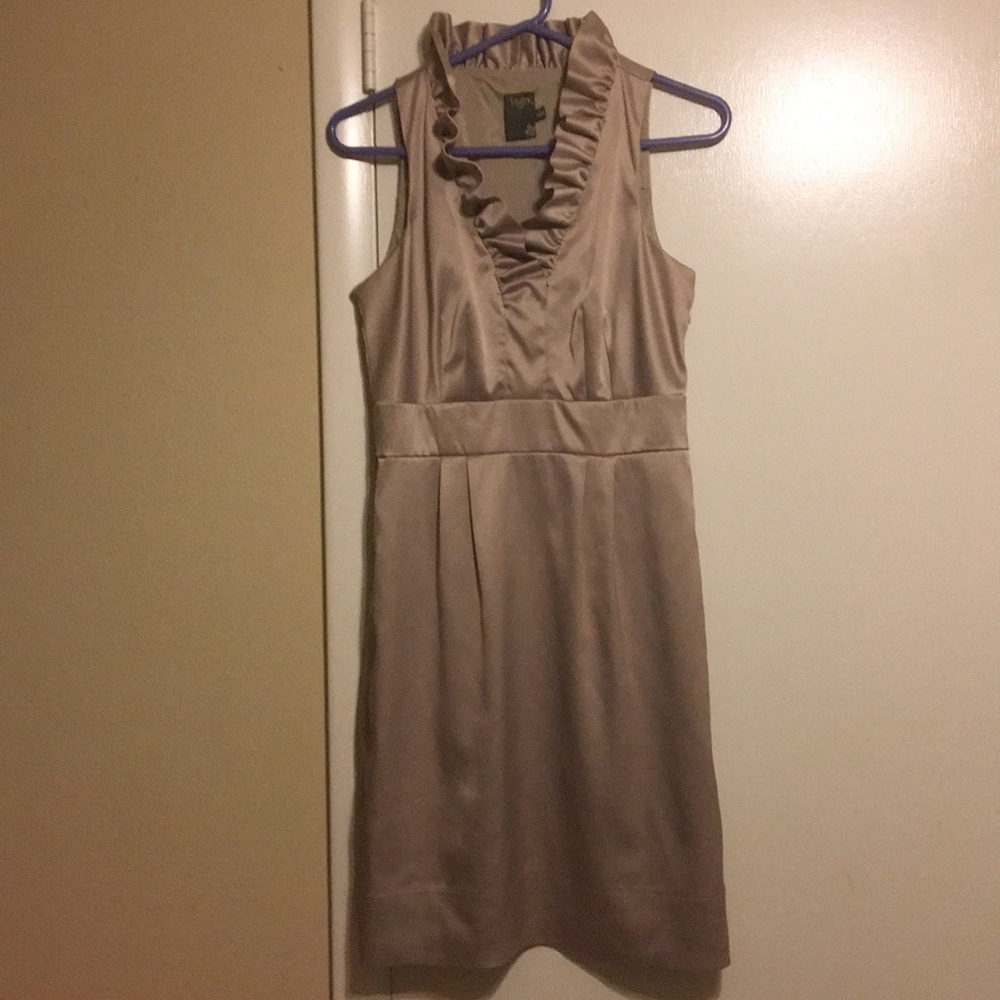 💐Taylor Ruffle Neck Dress Sz 8 EUC